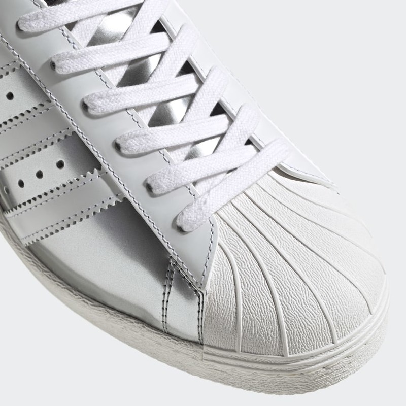 Superstar silver outlet metallic/white